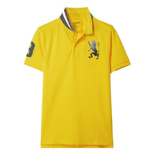 Load image into Gallery viewer, Giordano Men Polo Shirt Men Embroidered 3D Lion Multi Color Polo Men Embroidery Contrast Color Polo Fashion Camisa Polo