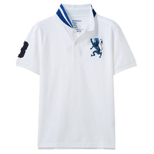 Load image into Gallery viewer, Giordano Men Polo Shirt Men Embroidered 3D Lion Multi Color Polo Men Embroidery Contrast Color Polo Fashion Camisa Polo
